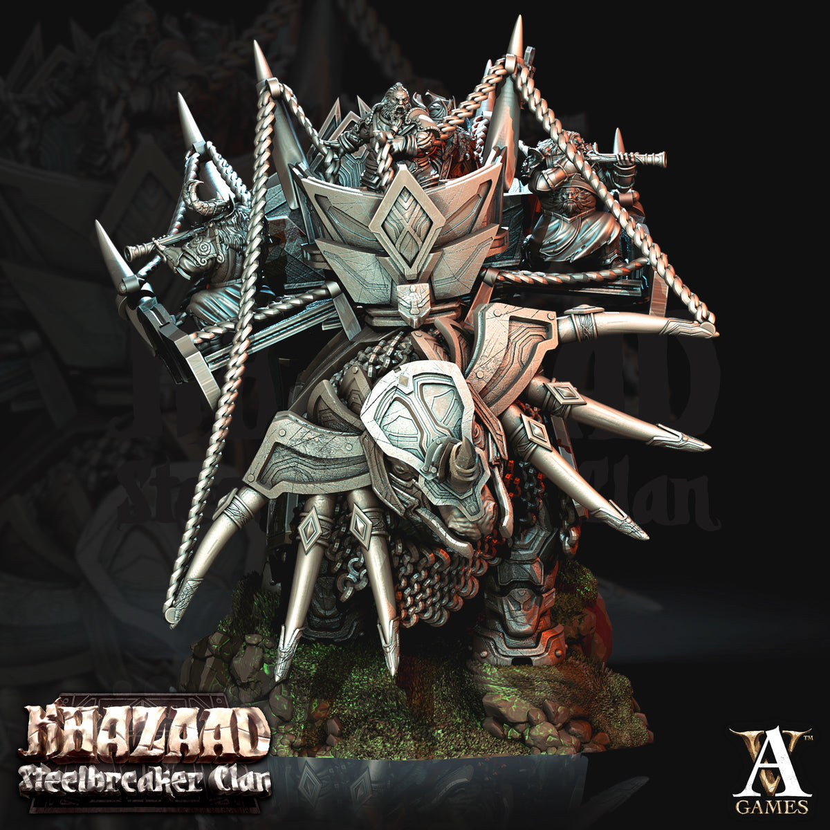 War Bjargan Dwarf Miniatures - resin tabletop miniature alternate angle