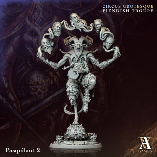 Pasquilant Fantasy Miniatures - resin tabletop miniature alternate angle