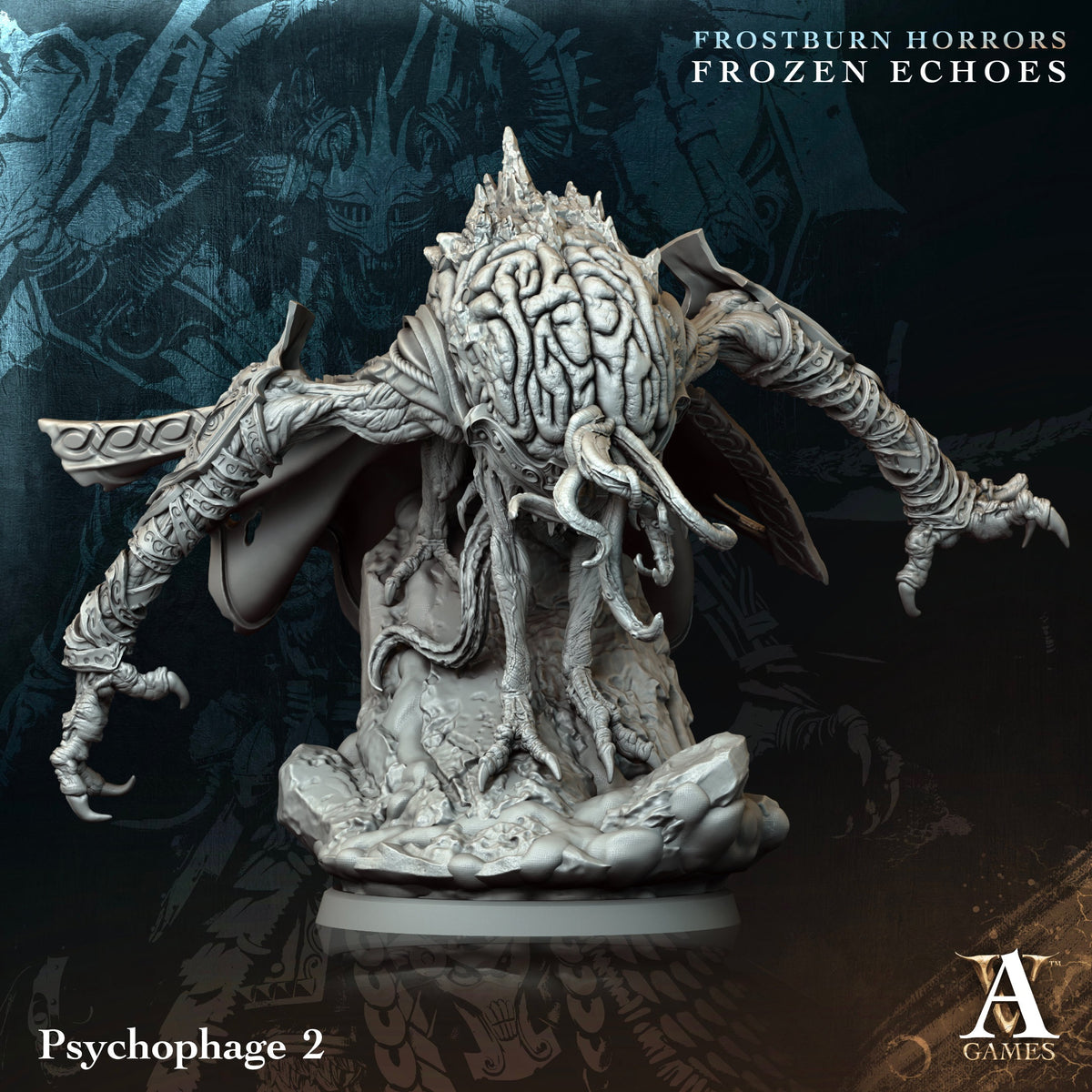 Psychophage Fantasy Miniatures - resin tabletop miniature alternate angle