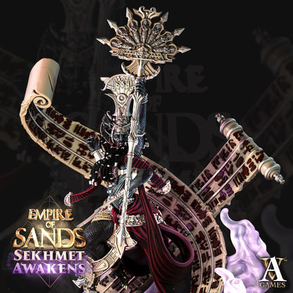 Sekhmet Egyptian Fantasy Miniatures - resin tabletop miniature alternate angle