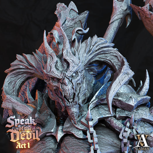 Azael, Pit Lord Fantasy Miniatures - resin tabletop miniature alternate angle