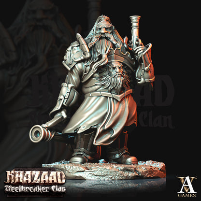 Steelbreaker Leadspitters Dwarf Miniatures - resin tabletop miniature alternate angle