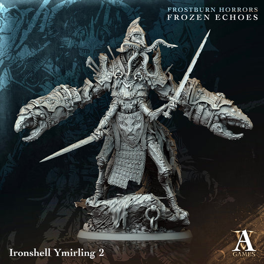 Ironshell Ymirling Fantasy Miniatures - resin tabletop miniature alternate angle