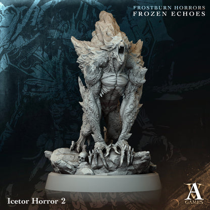 Icetor Horror Fantasy Miniatures - resin tabletop miniature alternate angle