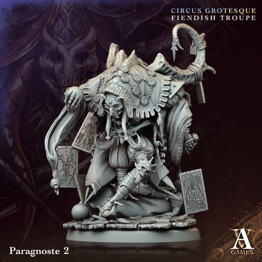 Paragnoste Fantasy Miniatures - resin tabletop miniature alternate angle