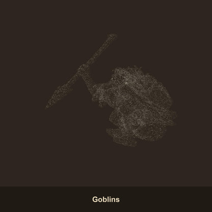 Goblins Fantasy Miniatures - 3D printed miniature detail view