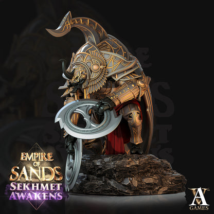 Golden Scarabs Egyptian Fantasy Miniatures - 3D printed miniature detail view