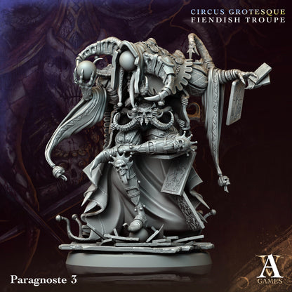 Paragnoste Fantasy Miniatures - 3D printed miniature detail view