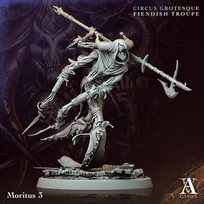 Moritus Fantasy Miniatures - 3D printed miniature detail view