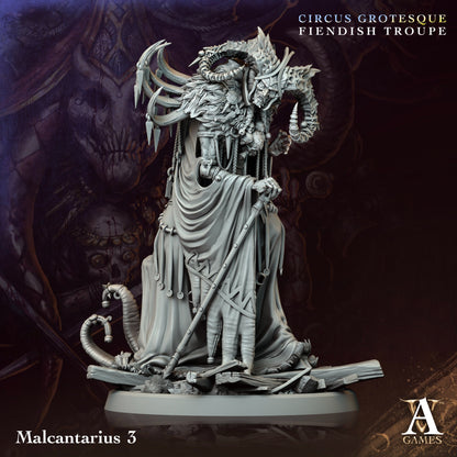 Malcantarius Fantasy Miniatures - 3D printed miniature detail view