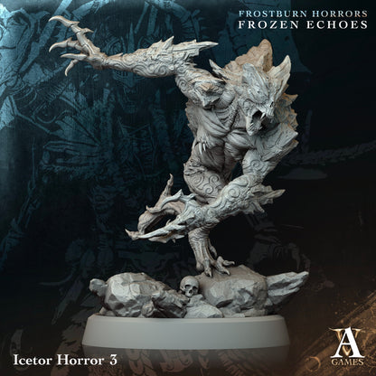 Icetor Horror Fantasy Miniatures - 3D printed miniature detail view