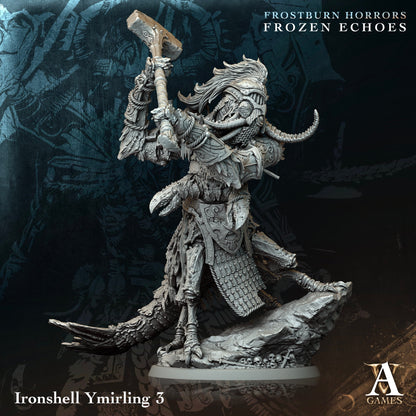 Ironshell Ymirling Fantasy Miniatures - 3D printed miniature detail view