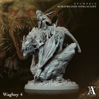 Wagboys Orc Miniatures - paintable tabletop miniature product view
