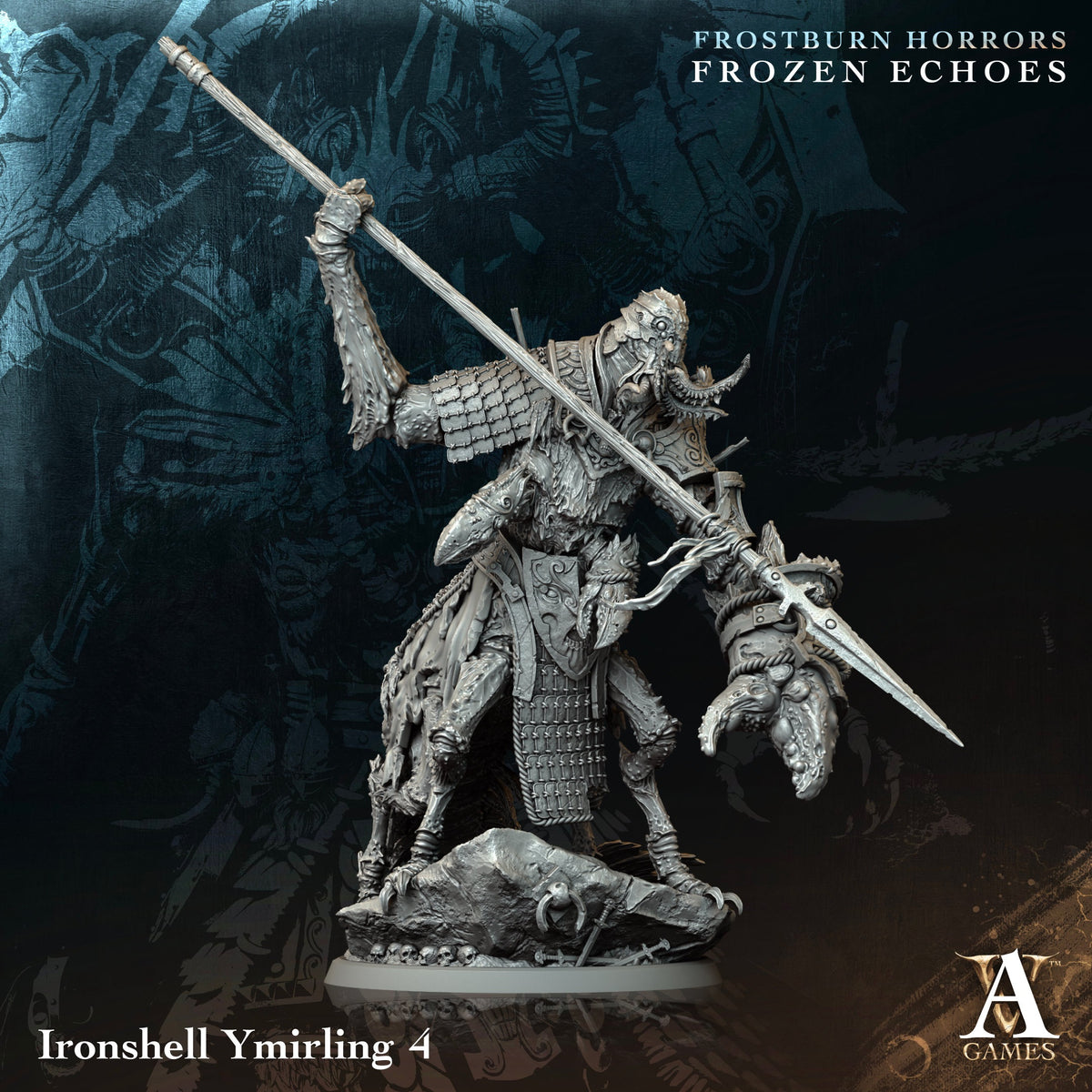 Ironshell Ymirling Fantasy Miniatures - paintable tabletop miniature product view