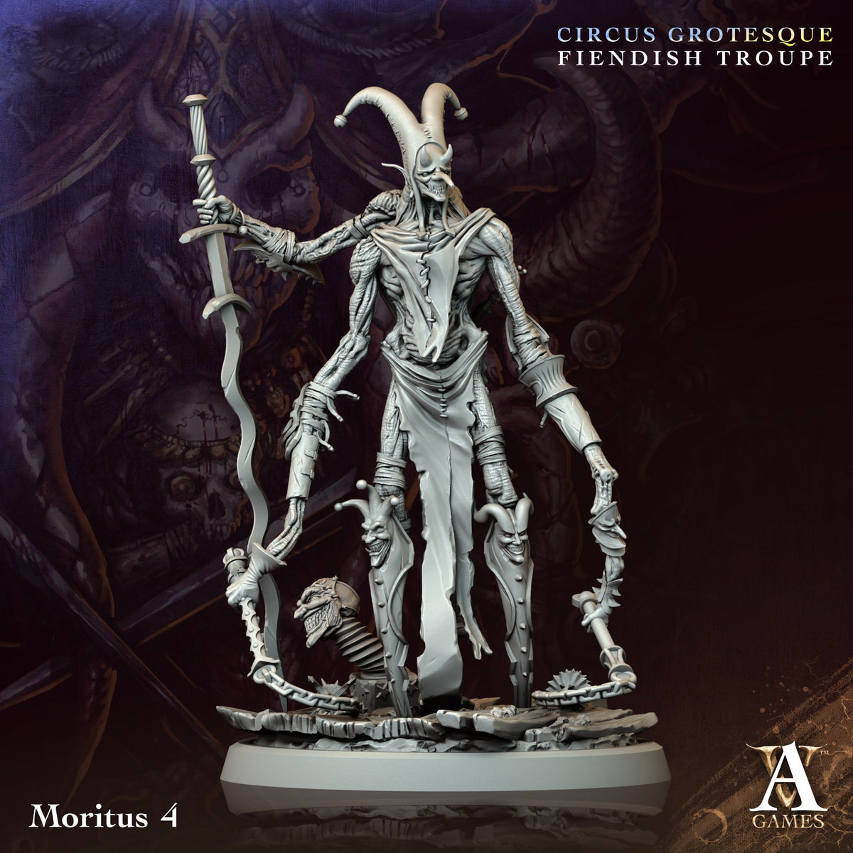 Moritus Fantasy Miniatures - paintable tabletop miniature product view