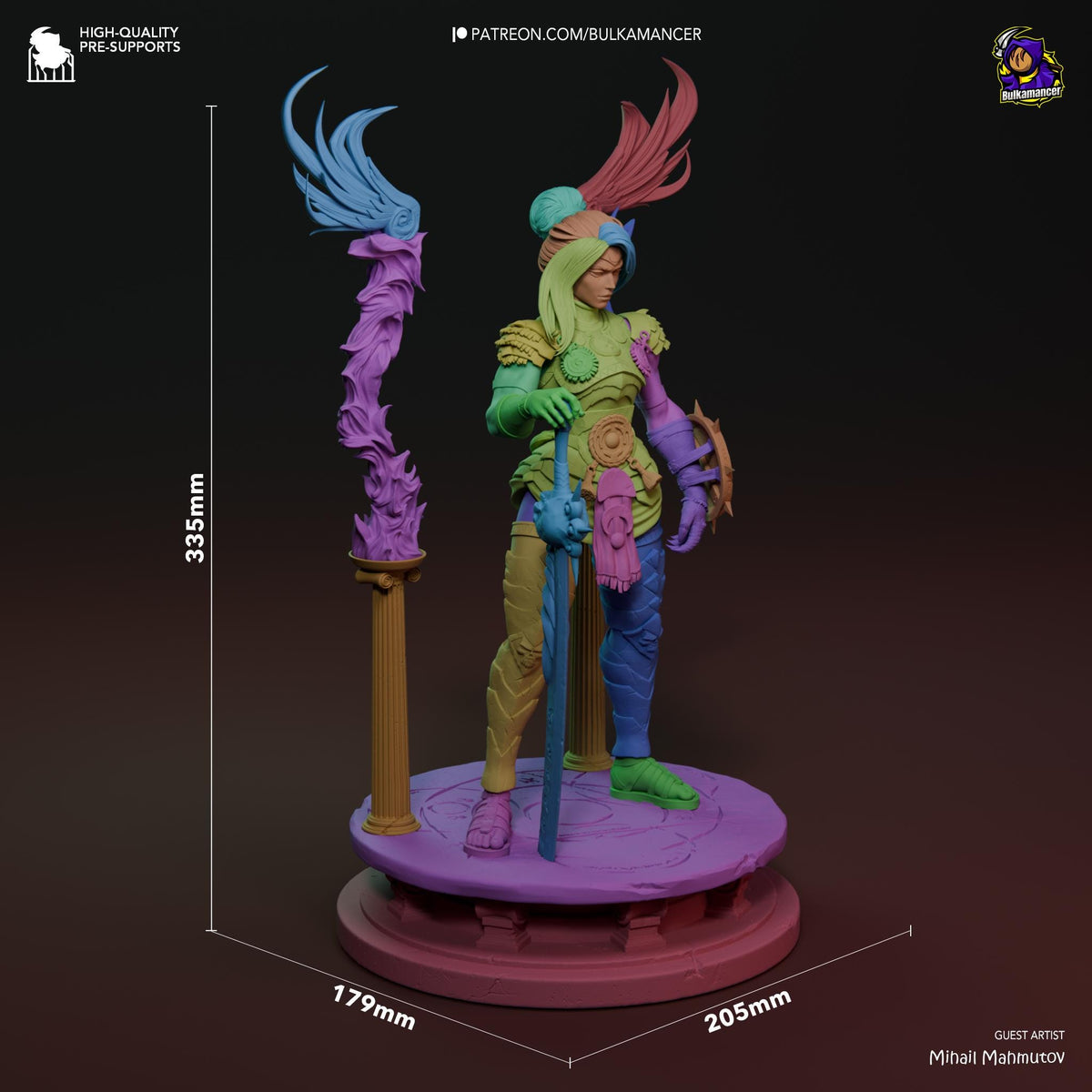 Nemesis Figure - Hades - resin miniature view 7