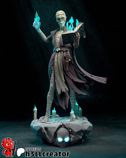 Withers Figure - Baldur's Gate 3 - resin tabletop miniature front view