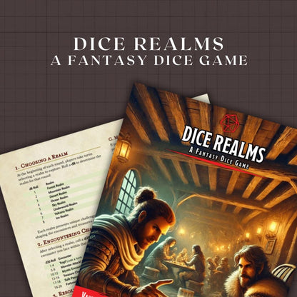 Dice Realms A Fantasy Dice Game - digital download preview