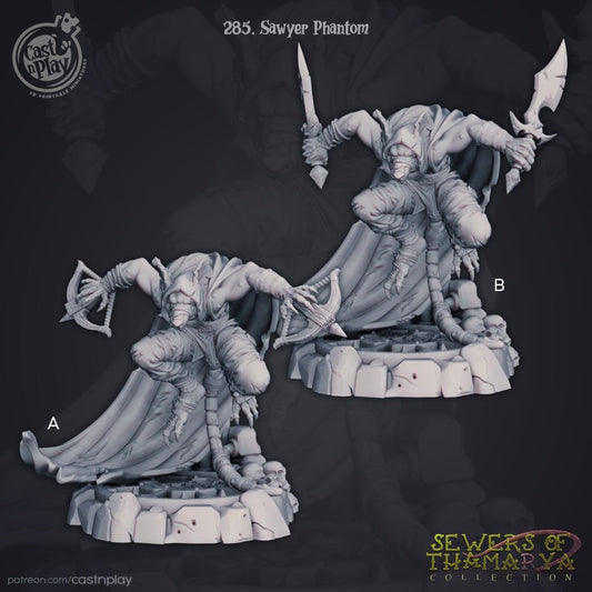Ratfolk Rogue Miniature - resin tabletop miniature front view