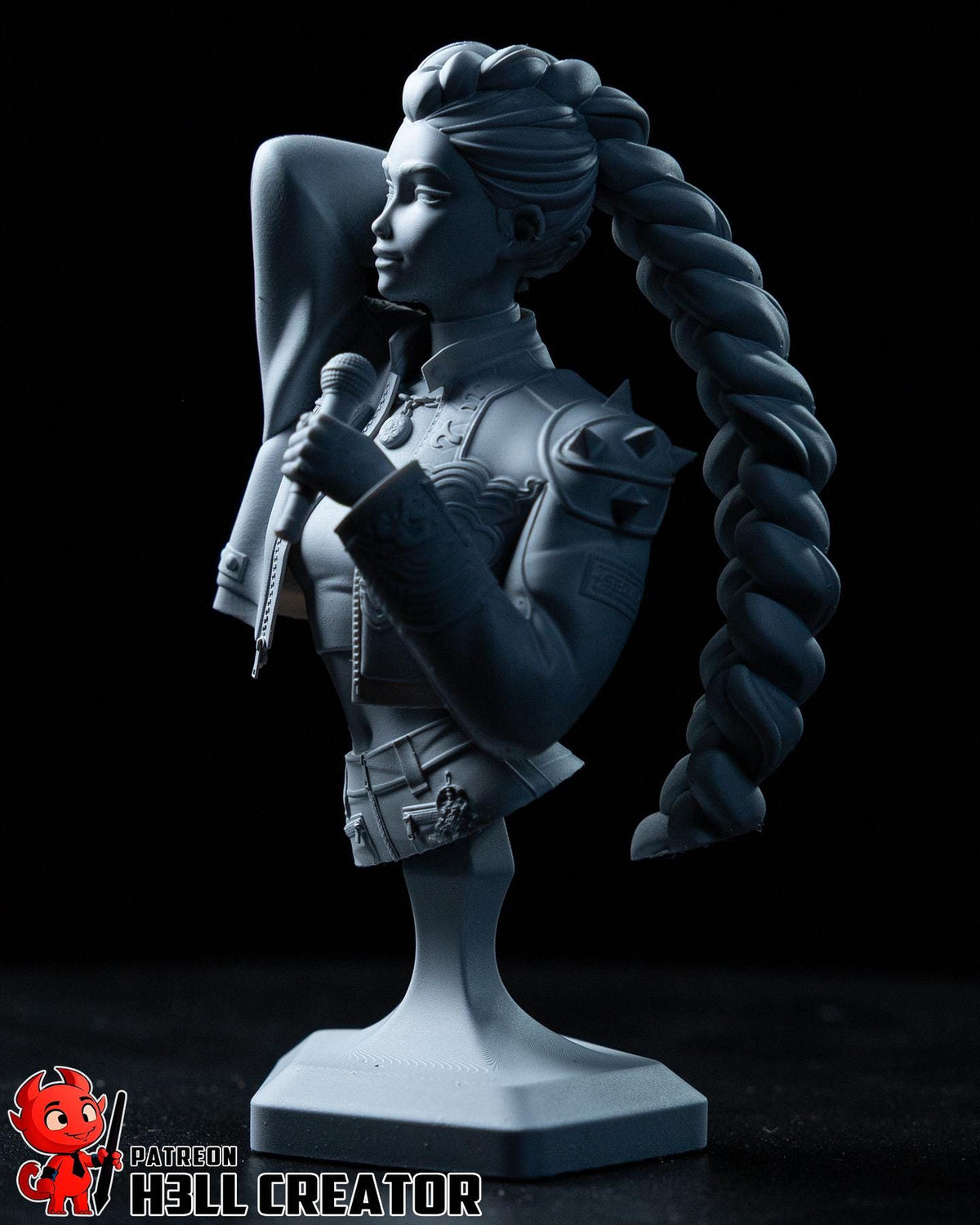 Rumi KPop Demon Hunters Bust - resin tabletop miniature alternate angle
