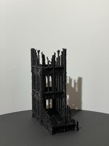 Ancient Gothic Ruin Dice Tower - resin miniature view 6