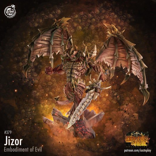 Demon Miniature - resin tabletop miniature alternate angle