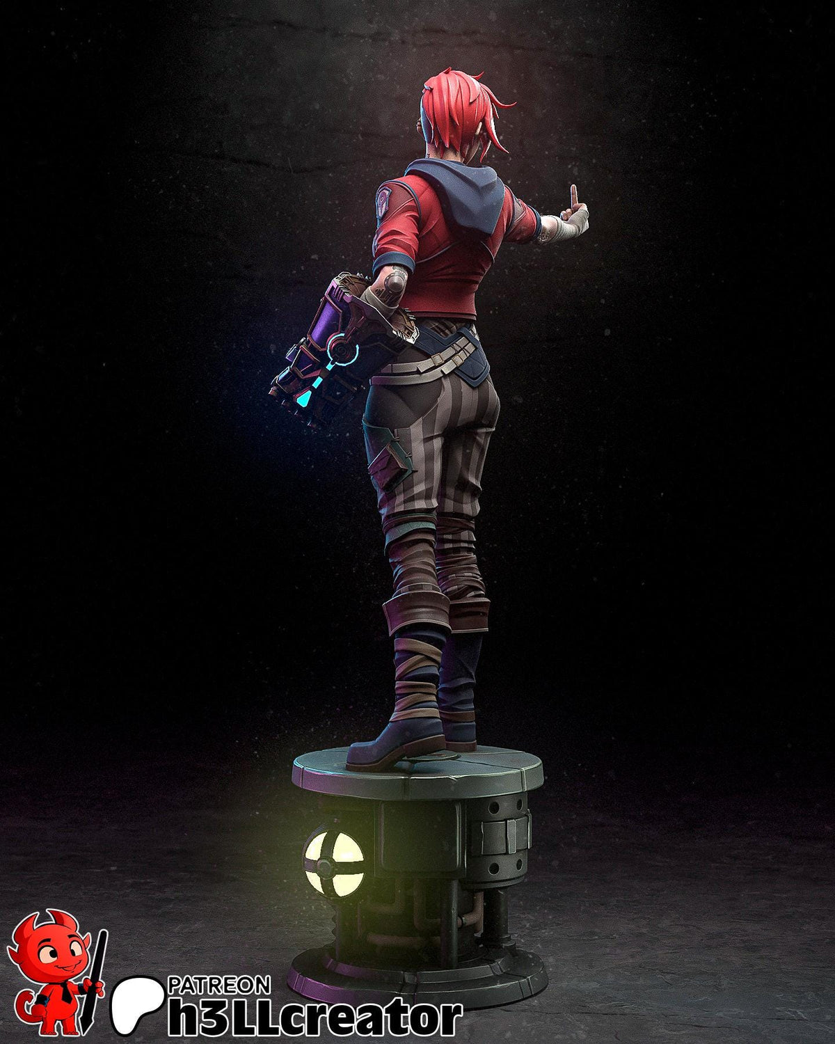 Vi Figure - Arcane - paintable tabletop miniature product view