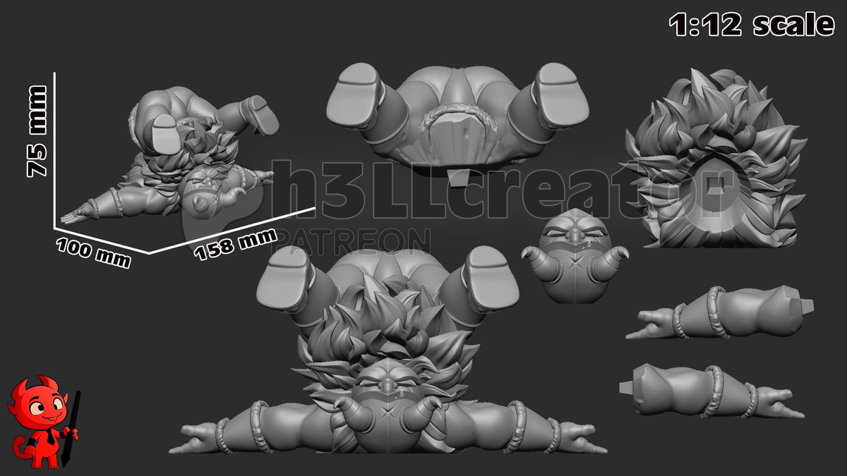 Senshi Controller Stand Figure - Delicious in Dungeon - resin miniature view 7