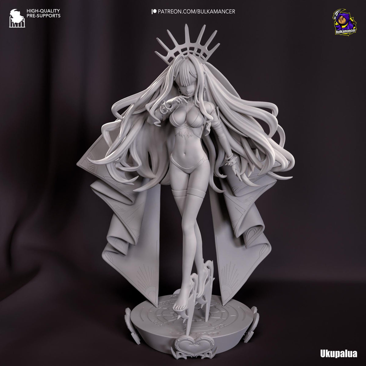 Baobhan Sith Fate Grand Order Figure - 3D printed miniature detail view
