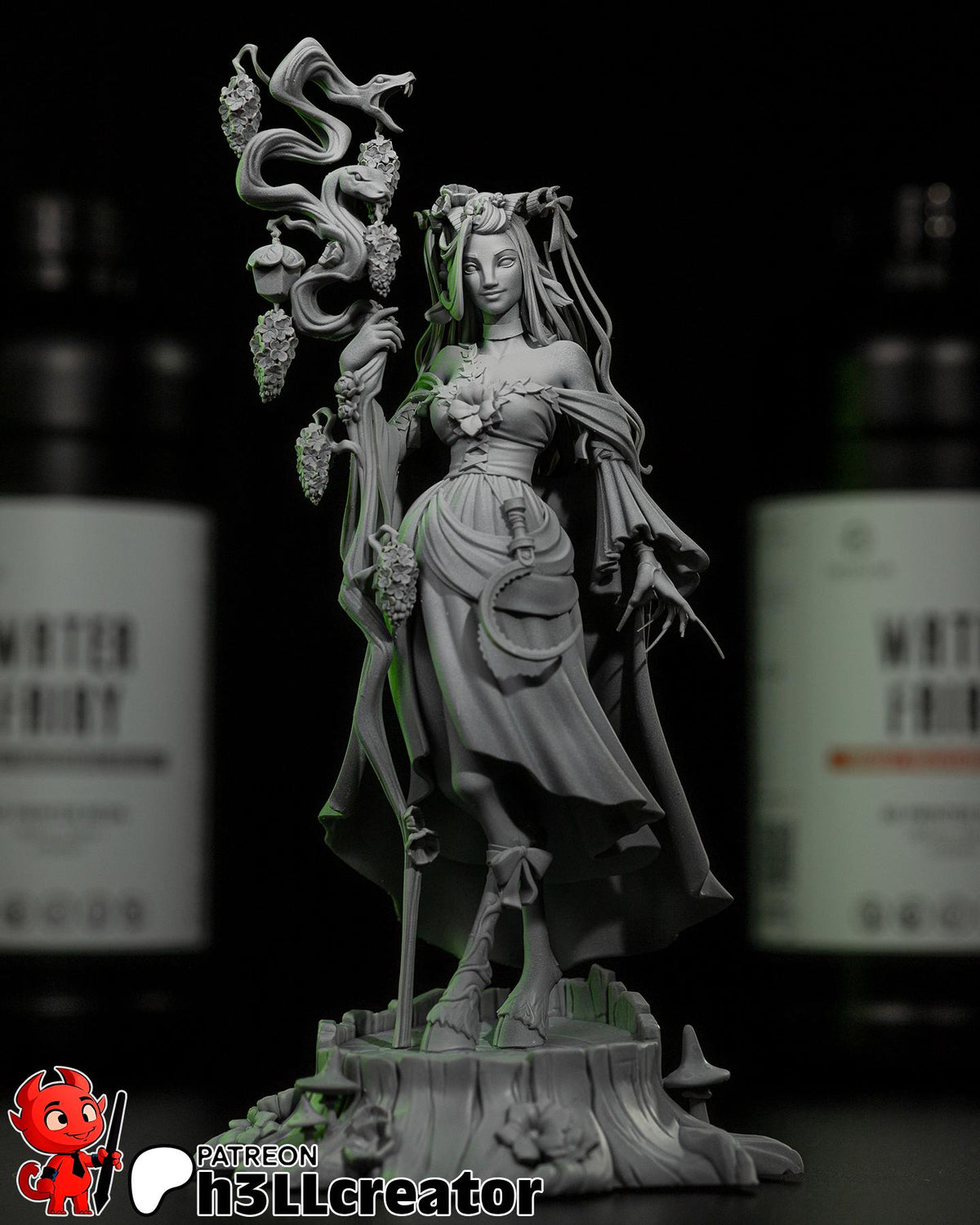 Fearne Figure - resin tabletop miniature front view