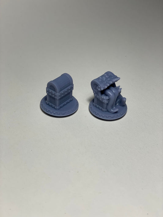 Mimic Chest Miniature - resin tabletop miniature alternate angle