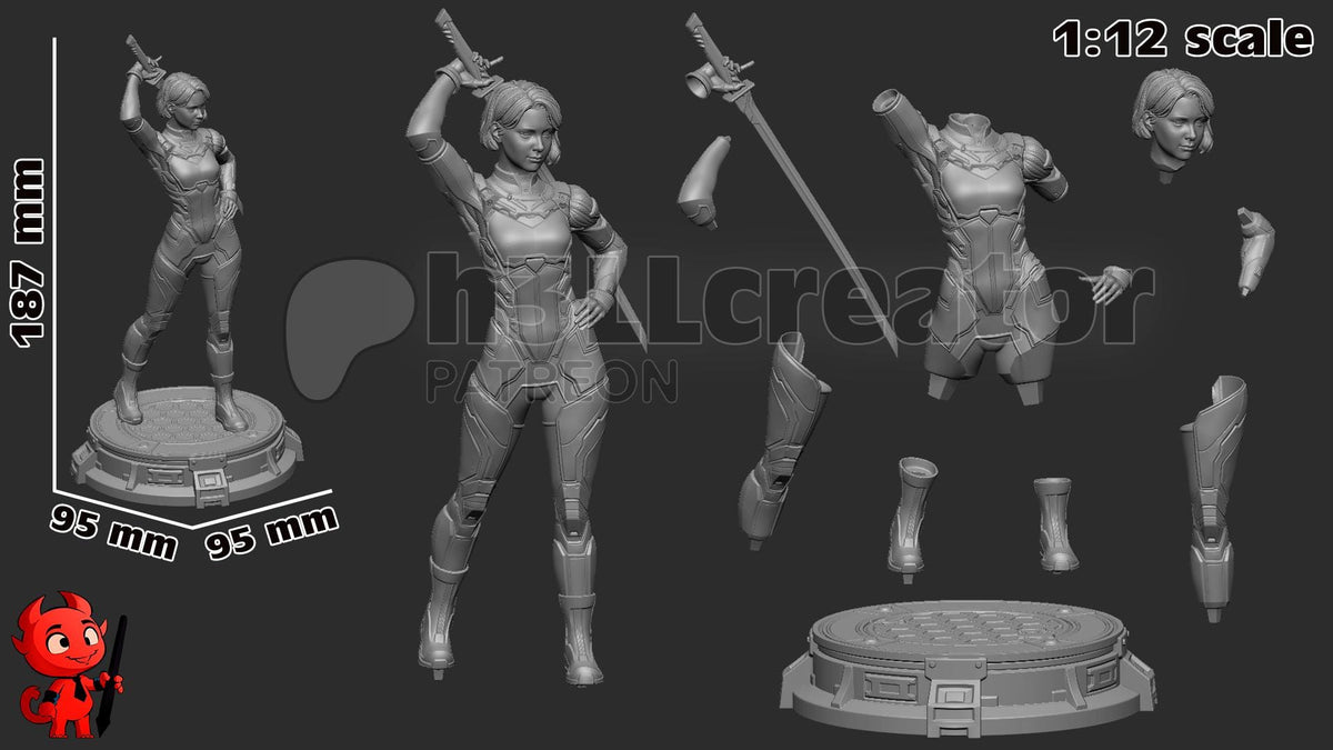 Mio Split Fiction Figure - resin miniature view 8