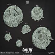 Goblin Convoy Miniature Bases - resin tabletop miniature front view