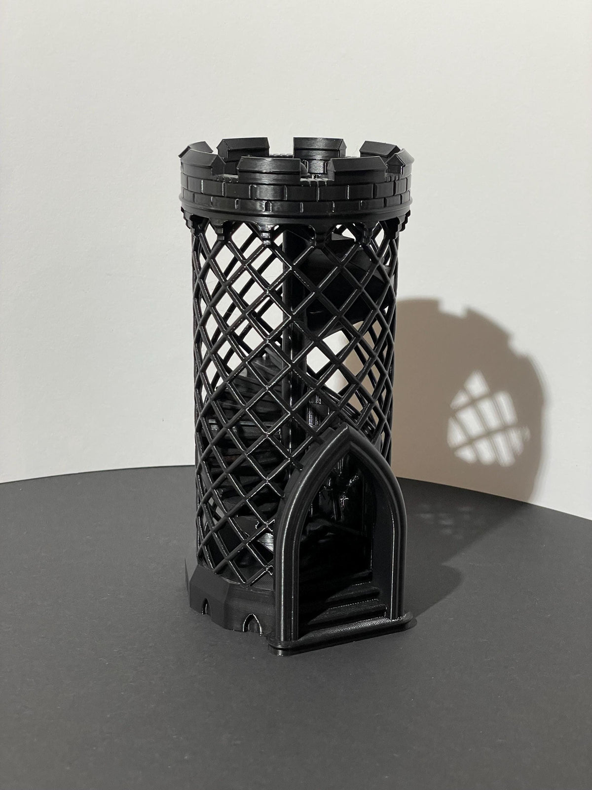 Gothic Castle Dice Tower - resin miniature view 5