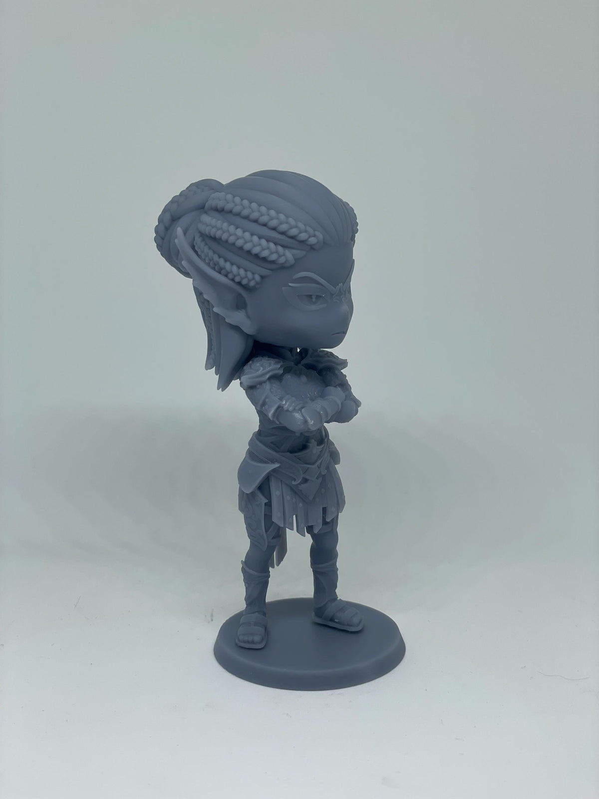 Lae'zel Chibi Figure - Baldur's Gate 3 - resin miniature view 6