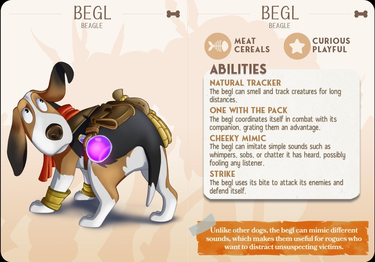 Beagle Dog Animal Companion Miniature - resin tabletop miniature alternate angle
