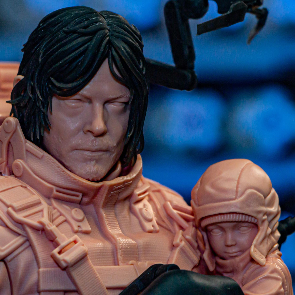 Sam Death Stranding 2 Figure - paintable tabletop miniature product view