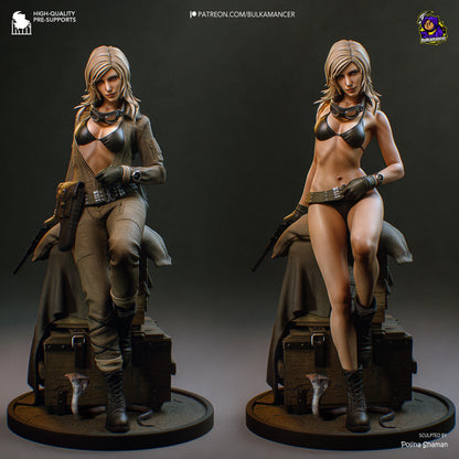 EVA Metal Gear Solid Delta Snake Eater Figure - paintable tabletop miniature product view