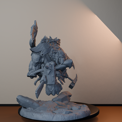 Mishmasha Sproutspewer Orc Miniatures - Mishmasha Sproutspewer - front right three-quarter view
