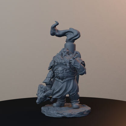 Steelbreaker Firespitters Dwarf Miniatures - Steelbreaker Firespitter Pose 03 - hero view