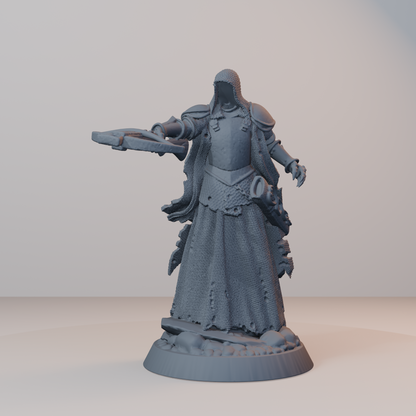 Baron's Soldiers Fantasy Miniatures - Wraith_Archer_Posed_v2 (repaired) - hero view