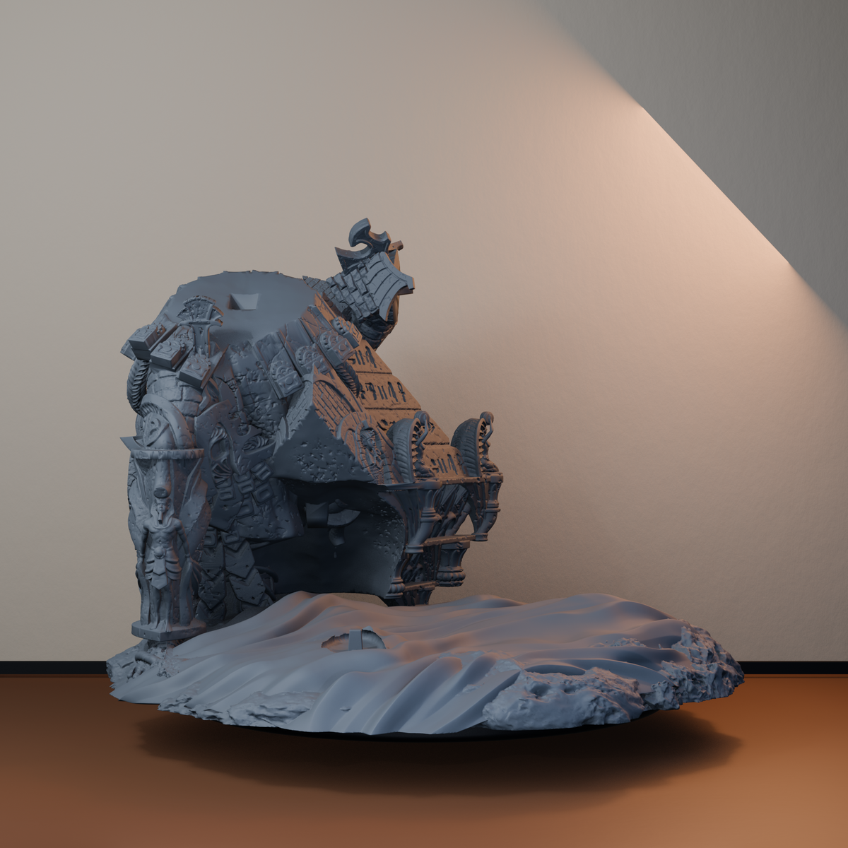 Pyramid Golem Egyptian Fantasy Miniatures - Pyramid Golem - hero view