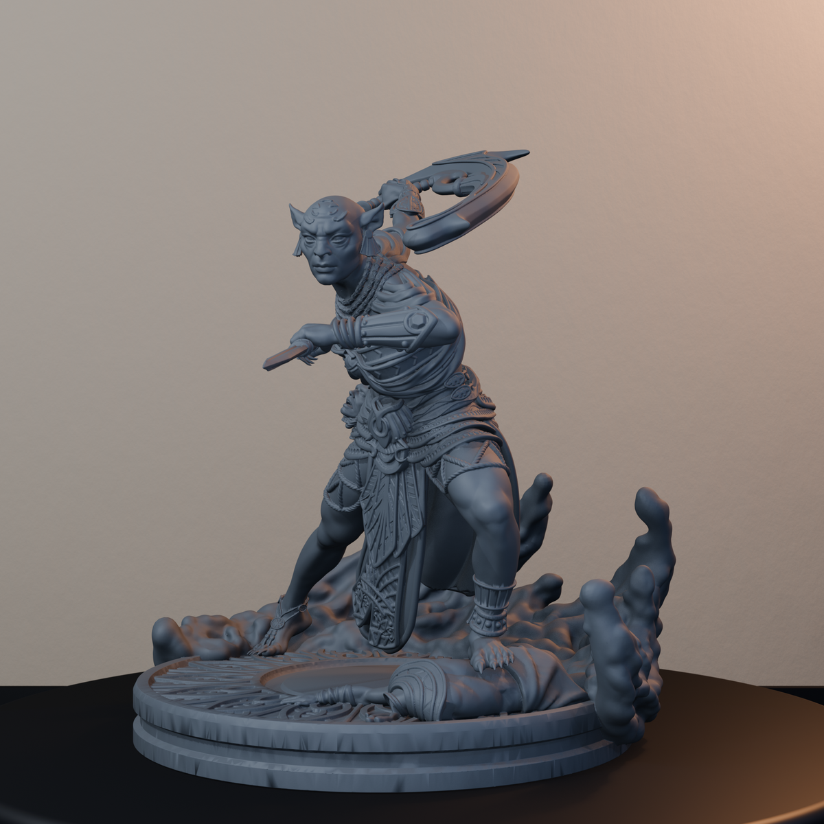 Daughters Of Sekhmet Egyptian Fantasy Miniatures - Daughters of Sekhmet Pose 04 - hero view
