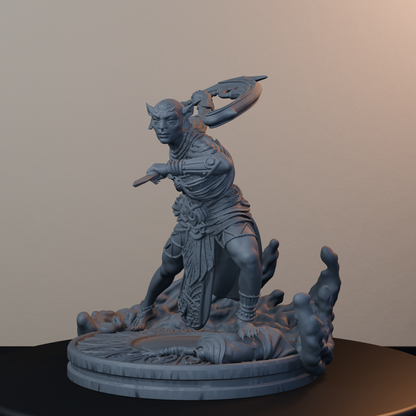 Daughters Of Sekhmet Egyptian Fantasy Miniatures - Daughters of Sekhmet Pose 04 - hero view