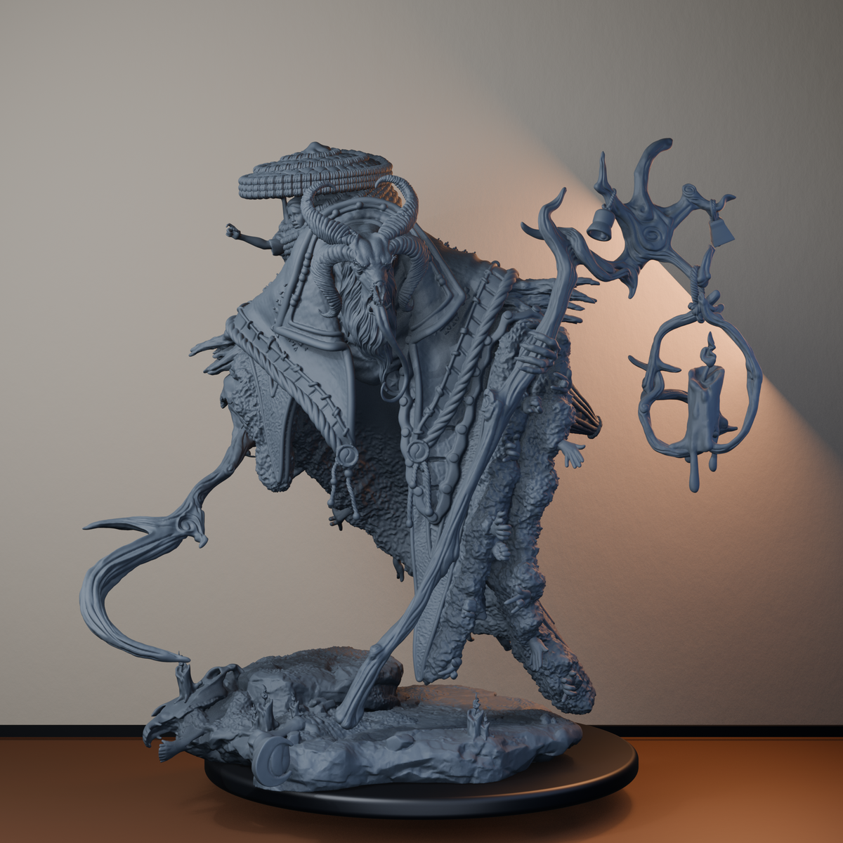 Krampus Fantasy Miniatures - Krampus Body 02 - hero view