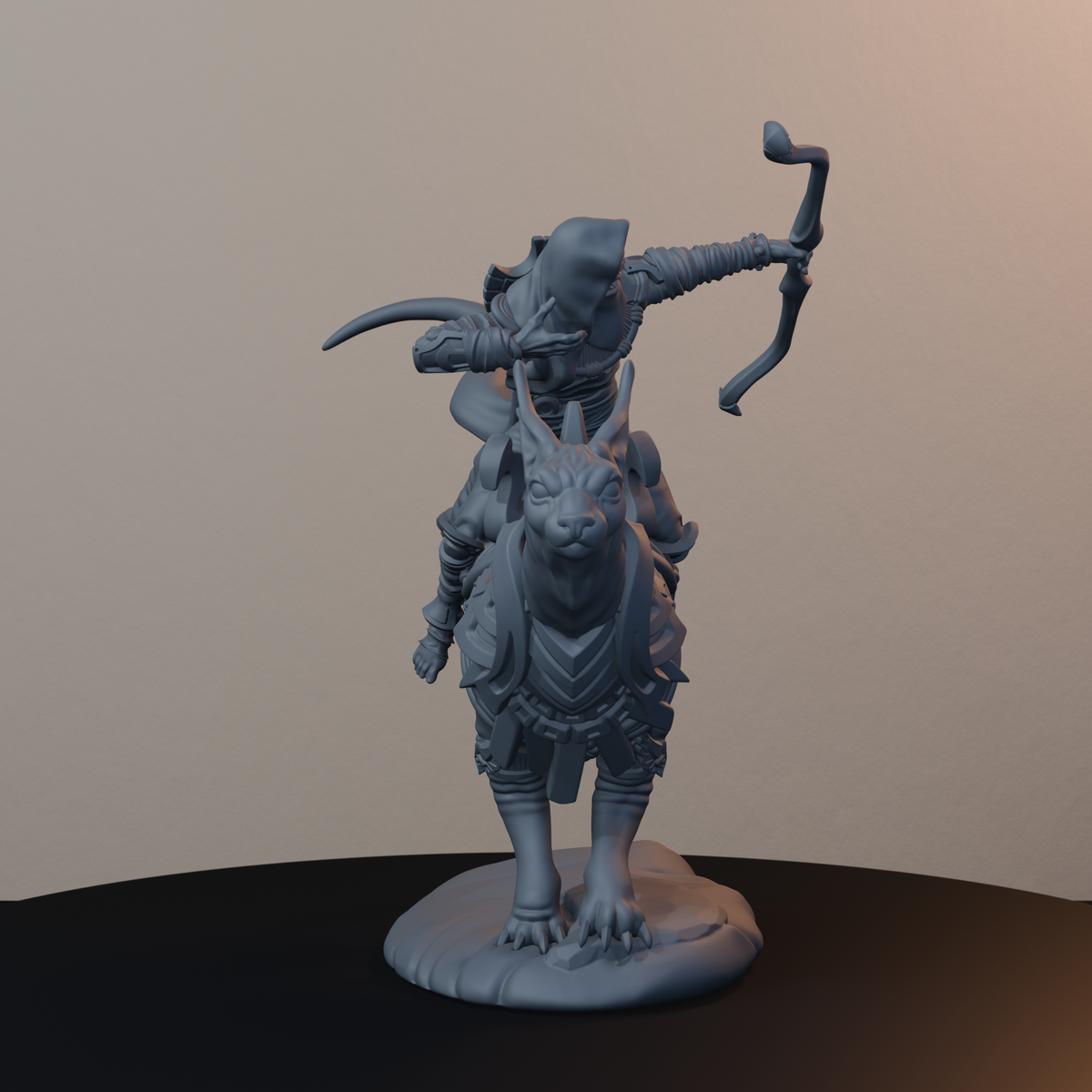 Salahari Riders Egyptian Fantasy Miniatures - Salahari Rider Pose 01 - hero view