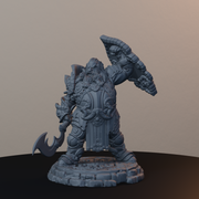 Steelbreaker Warriors Dwarf Miniatures - Steelbreaker Warrior Pose 01 - hero view