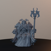 King Thrag Steelhammer Dwarf Miniatures - King Thrag Steelhammer Pose 01 - hero view