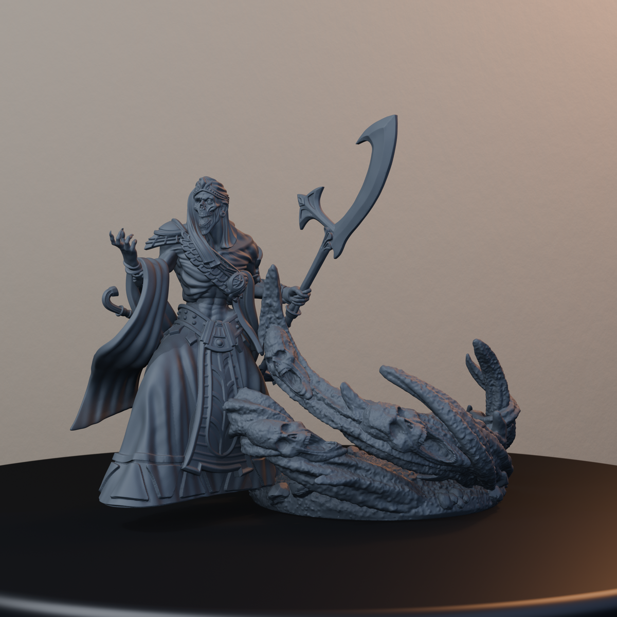 Sandmancer Aristocrats Egyptian Fantasy Miniatures - Sandmancer Aristocrat Pose 02 - hero view