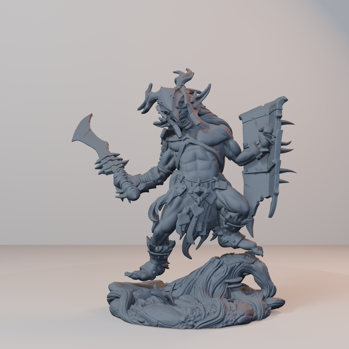 Pokeys Orc Miniatures - Pokeys Pose 03 - hero view